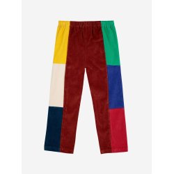 Bobo Choses Color Block Corduroy Straight Pants